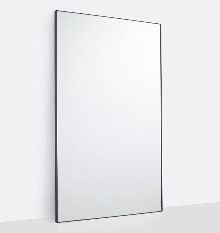 Thin Metal Frame Oversized Floor Mirror | Rejuvenation