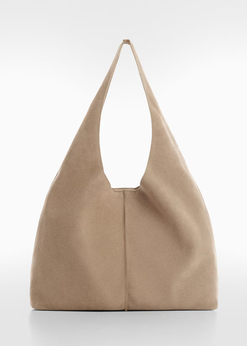 Oval short handle bag -  Women | Mango United Kingdom | MANGO (UK)