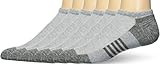 Amazon Essentials Men's Performance Cotton Cushioned Breathable Athletic No-Show Sports Socks, 6 ... | Amazon (US)