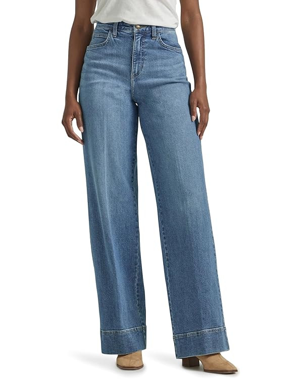 Lee Womens Legendary High Rise Trouser Jean | Amazon (US)
