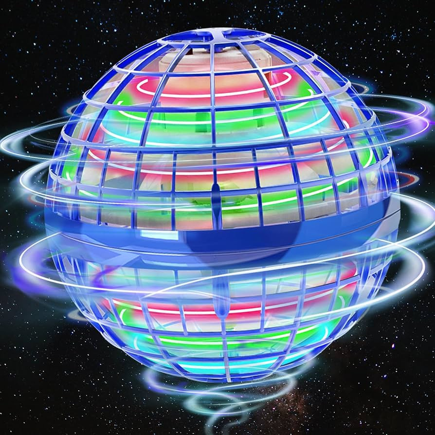 Flying Ball Toys Mini Drone Galaxy Ball 360° RGB Light Magic Hover Ball - 2023 Flying Spinner Fl... | Amazon (US)