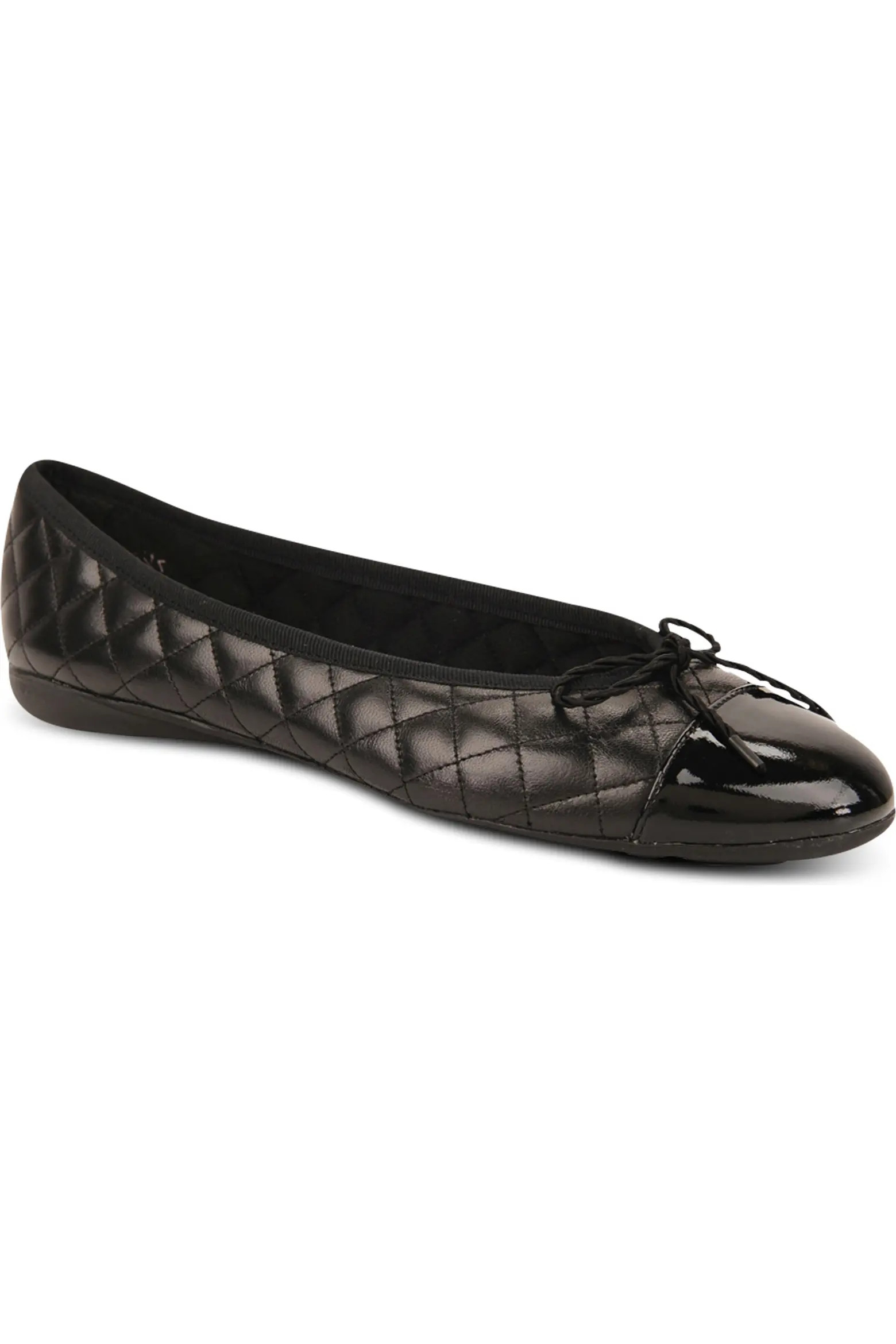 PAUL MAYER Best Cap Toe Quilted Ballet Flat (Women) | Nordstrom | Nordstrom