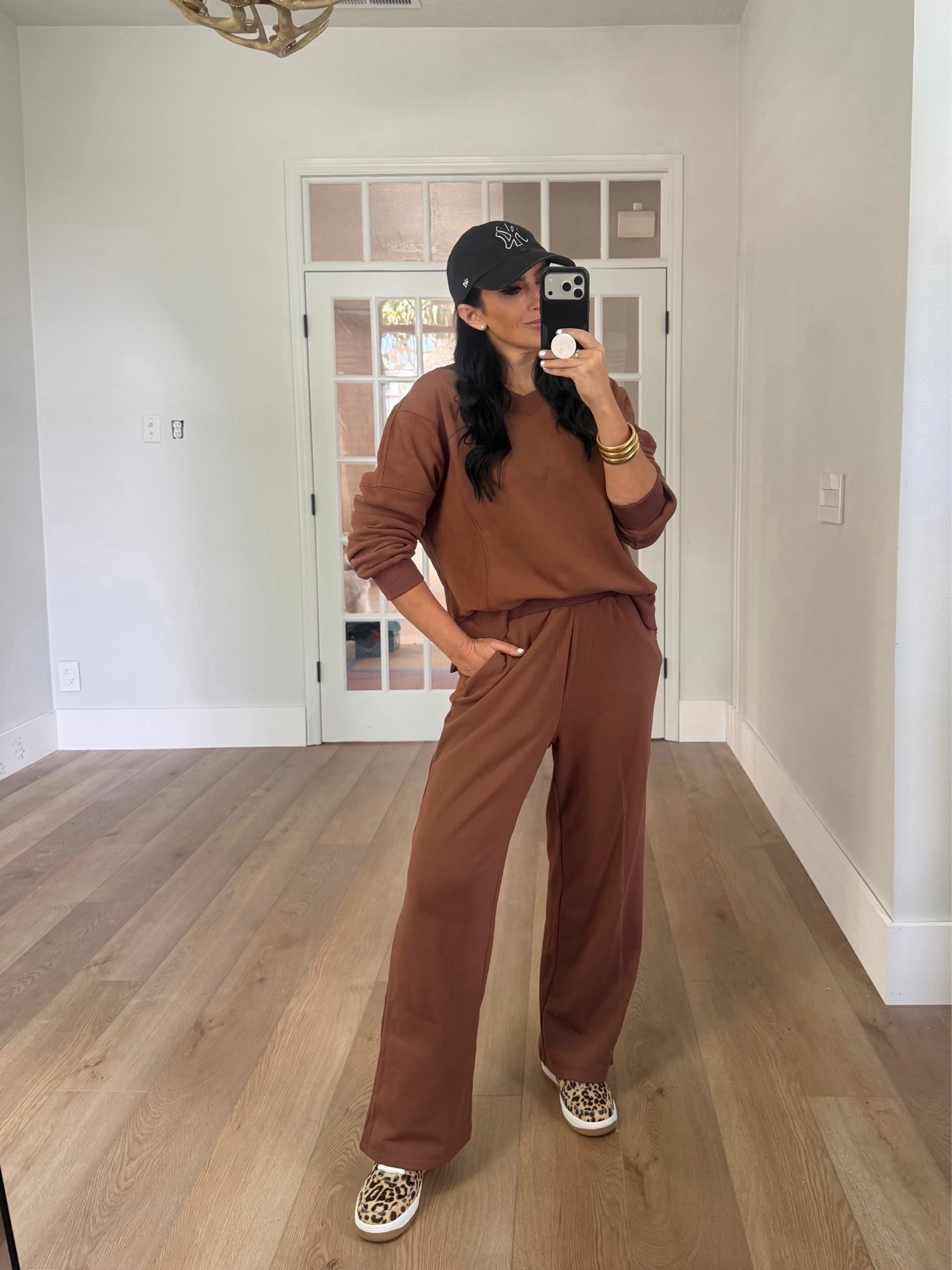 Two Piece Lounge Sets wearing size small.