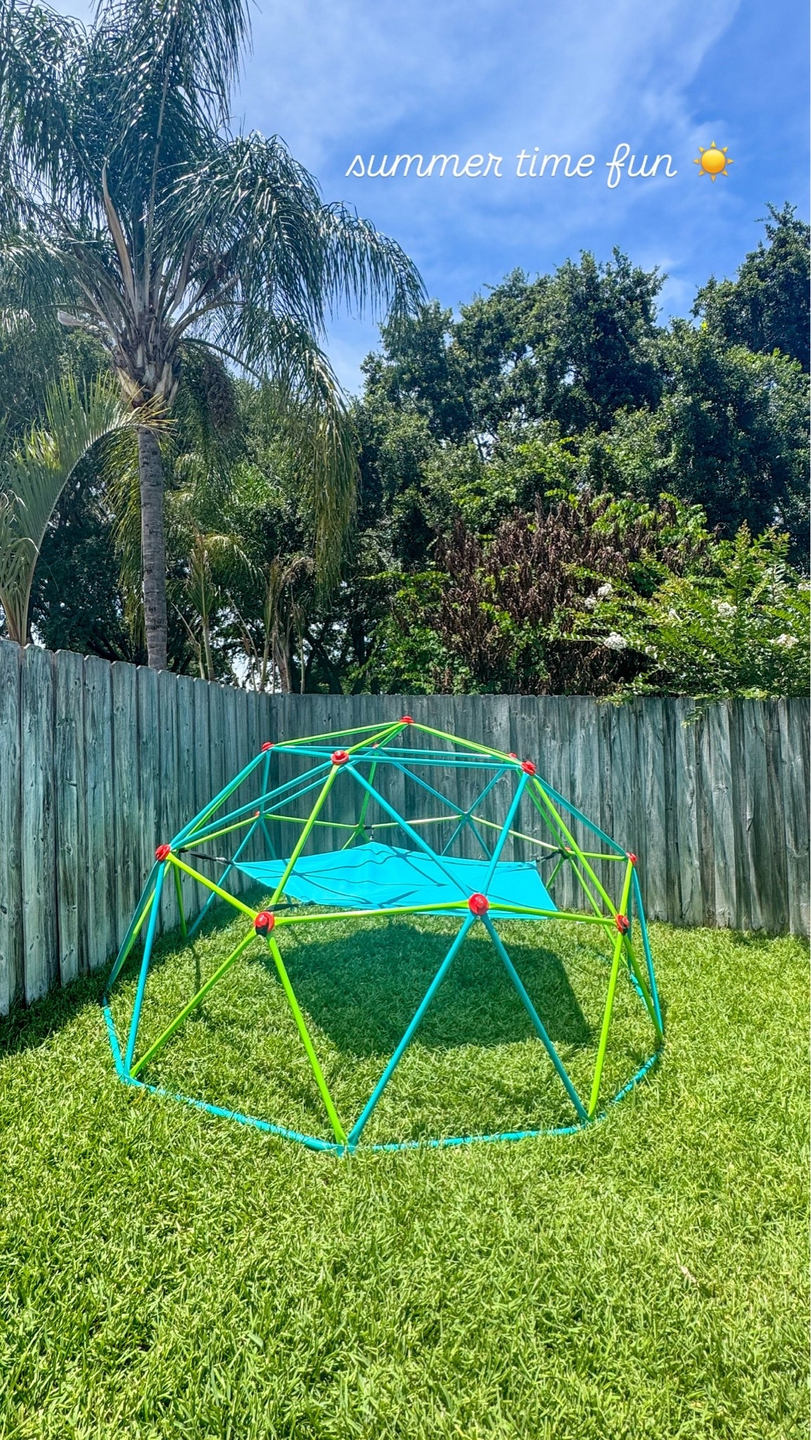 climbing dome fun ☀️
10 ft x 10 ft 
1200 lb capacity 
great for ages 3-12! 
dome & outdoor favs linked 👇

#LTKmomlife #LTKKids #LTKActive