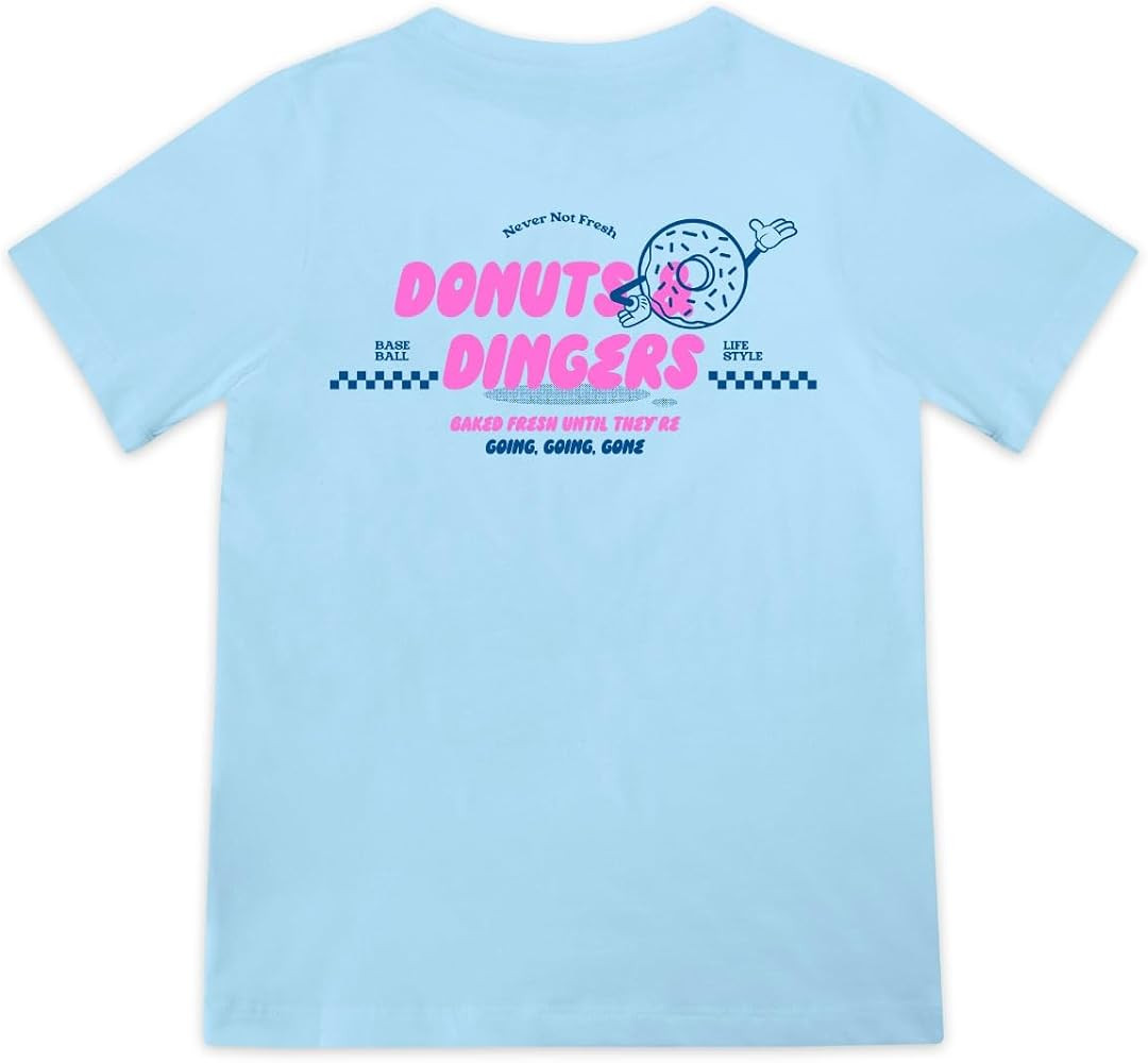 Baseball Lifestyle 101 Donut Youth Tee for Boys, Soft 60/40 Blend, Breathable, Side-Seamed, Sizes... | Amazon (US)