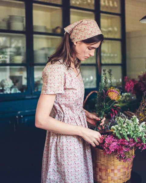The Dawn Dress Petites | Cherry Blooming Meadow | Christy Dawn