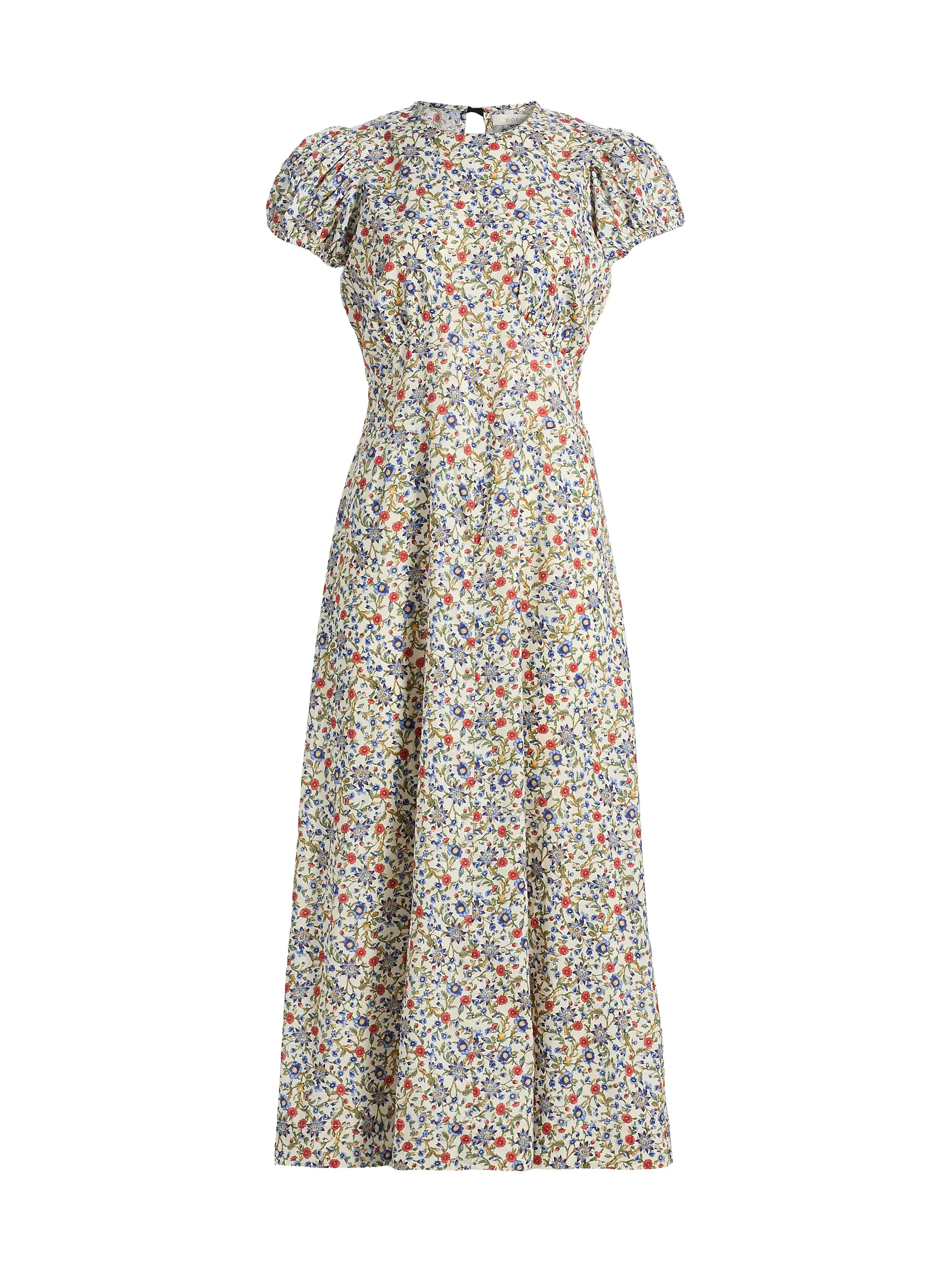 Rhodia Floral Cotton Midi-Dress | Saks Fifth Avenue