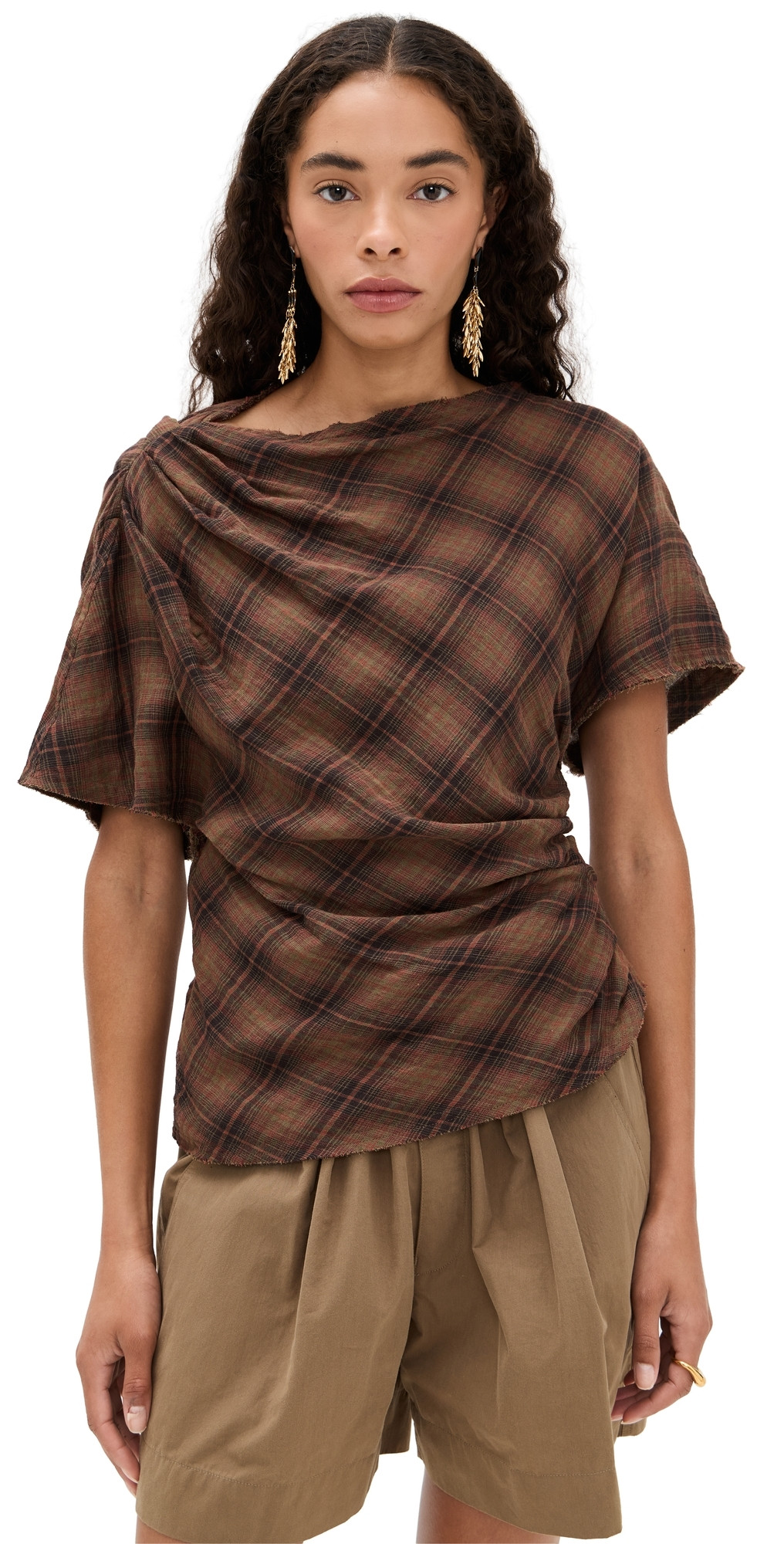 Isabel Marant Étoile Neyela Top Dark Bronze 40 | Shopbop