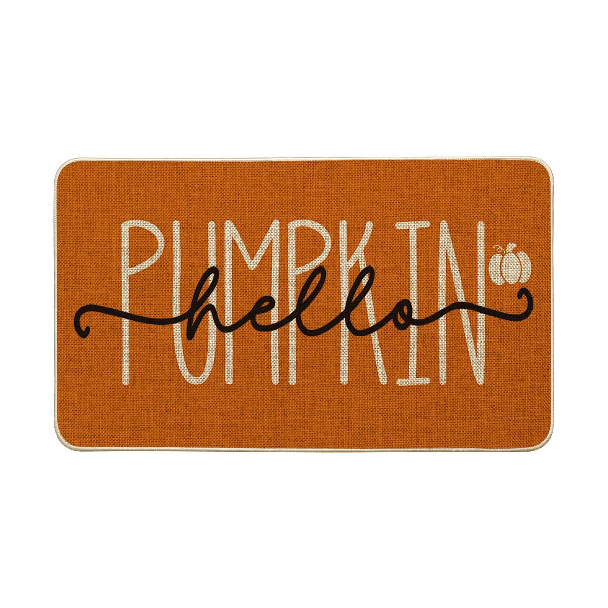 Artoid Mode Orange Hello Pumpkin Fall Doormat, Autumn Home Decor Low-Profile Switch Rug Door Mat ... | Amazon (US)