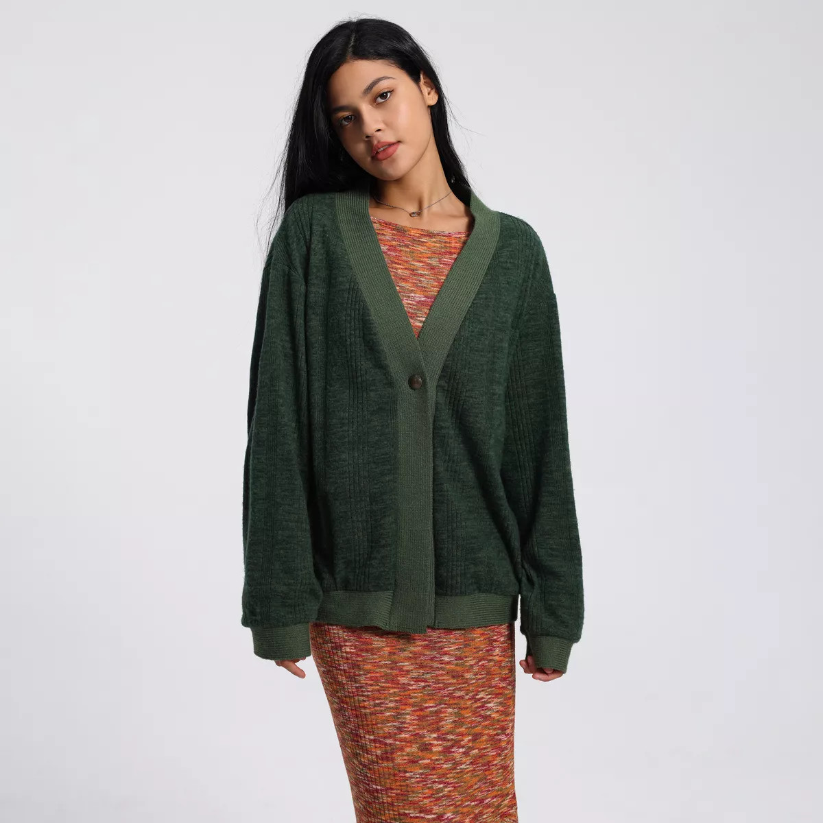 Women's  Worsted Rib-Knit Cardigan - Wild Fable™ | Target