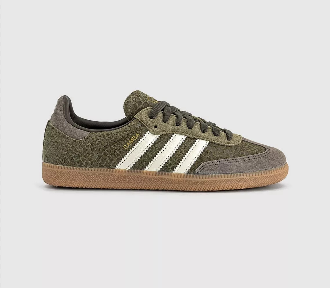 Focus Olive Offwhite Gum | Office Shoes (UK)