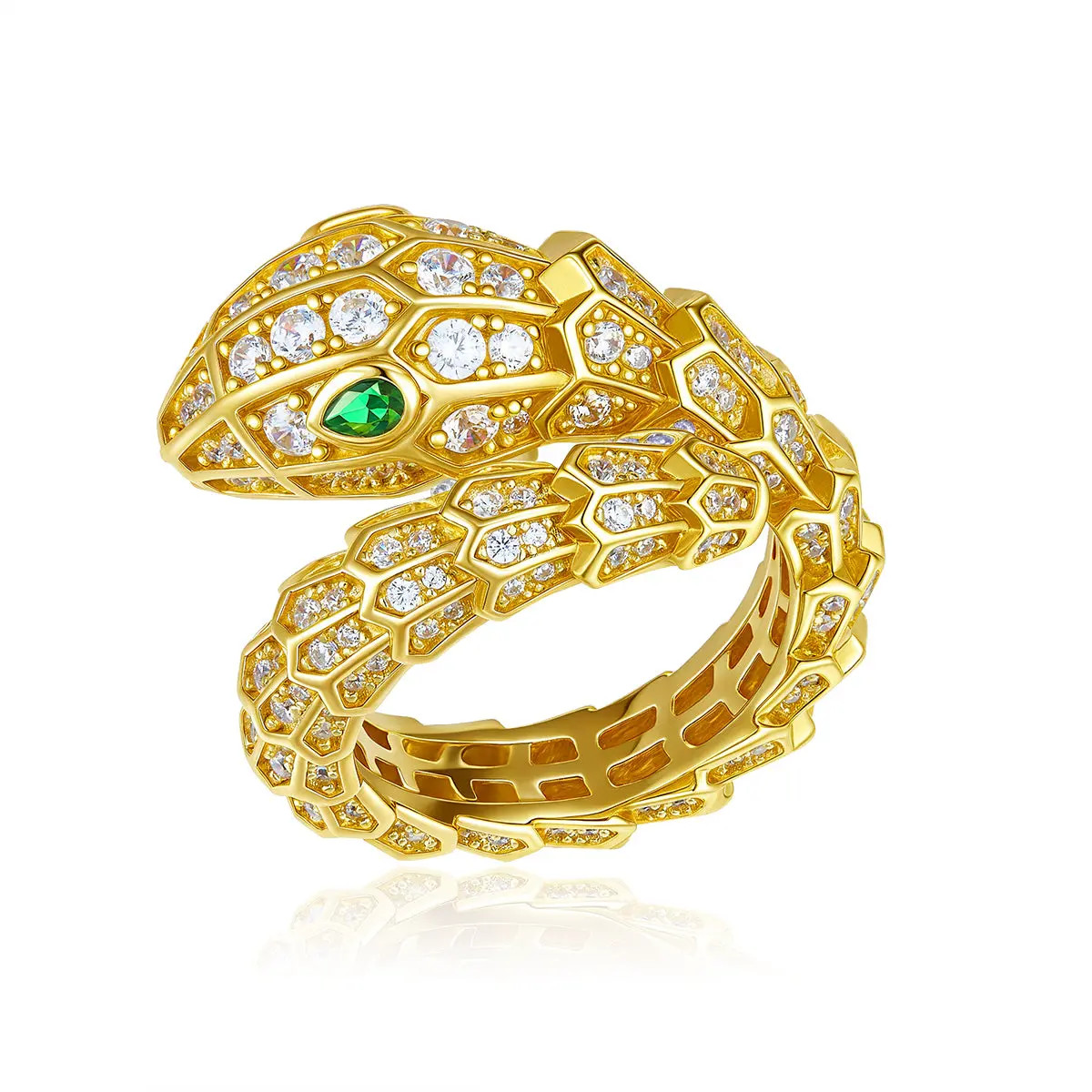 Anna Zuckerman Serpentina Ring in Gold Vermeil | Anna Zuckerman