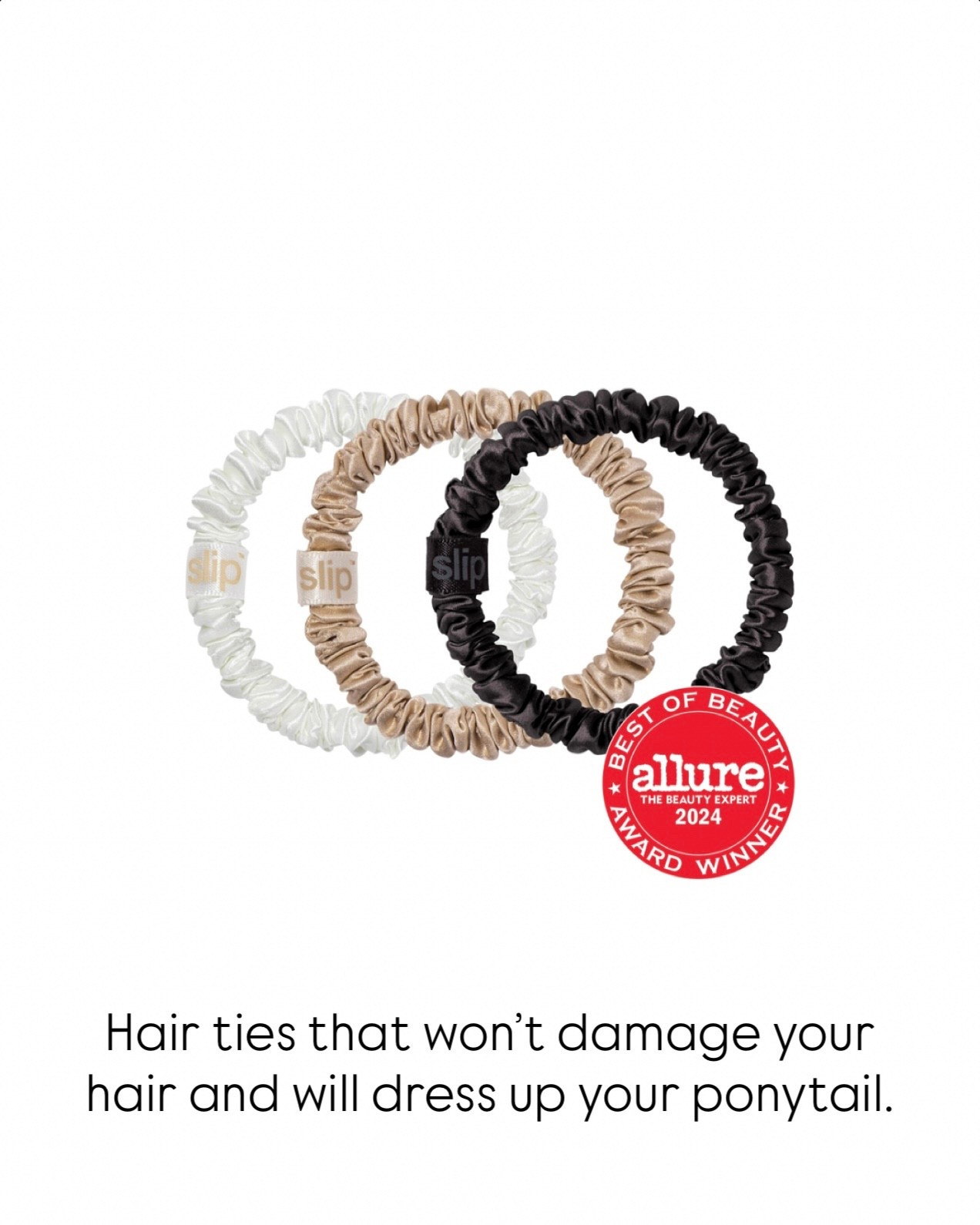 Snag these silk hair ties while 10-20% off at the Sephora Savings Event. They are the simplest way to dress up an everyday ponytail and non-damaging to your hair. 

Sephora sale, beauty for busy moms, mom beauty hack, mom hair, stocking stuffers 

#LTKBeauty #LTKSaleAlert #LTKHoliday