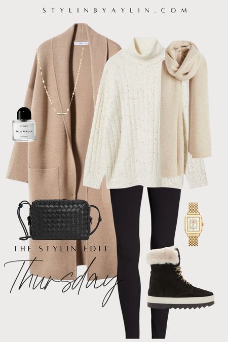 Outfits of the week- Thursday edition, casual, cardigan coat, leggings, cold watered outfit, layers, StylinByAylin 

#LTKunder100 #LTKSeasonal #LTKstyletip
