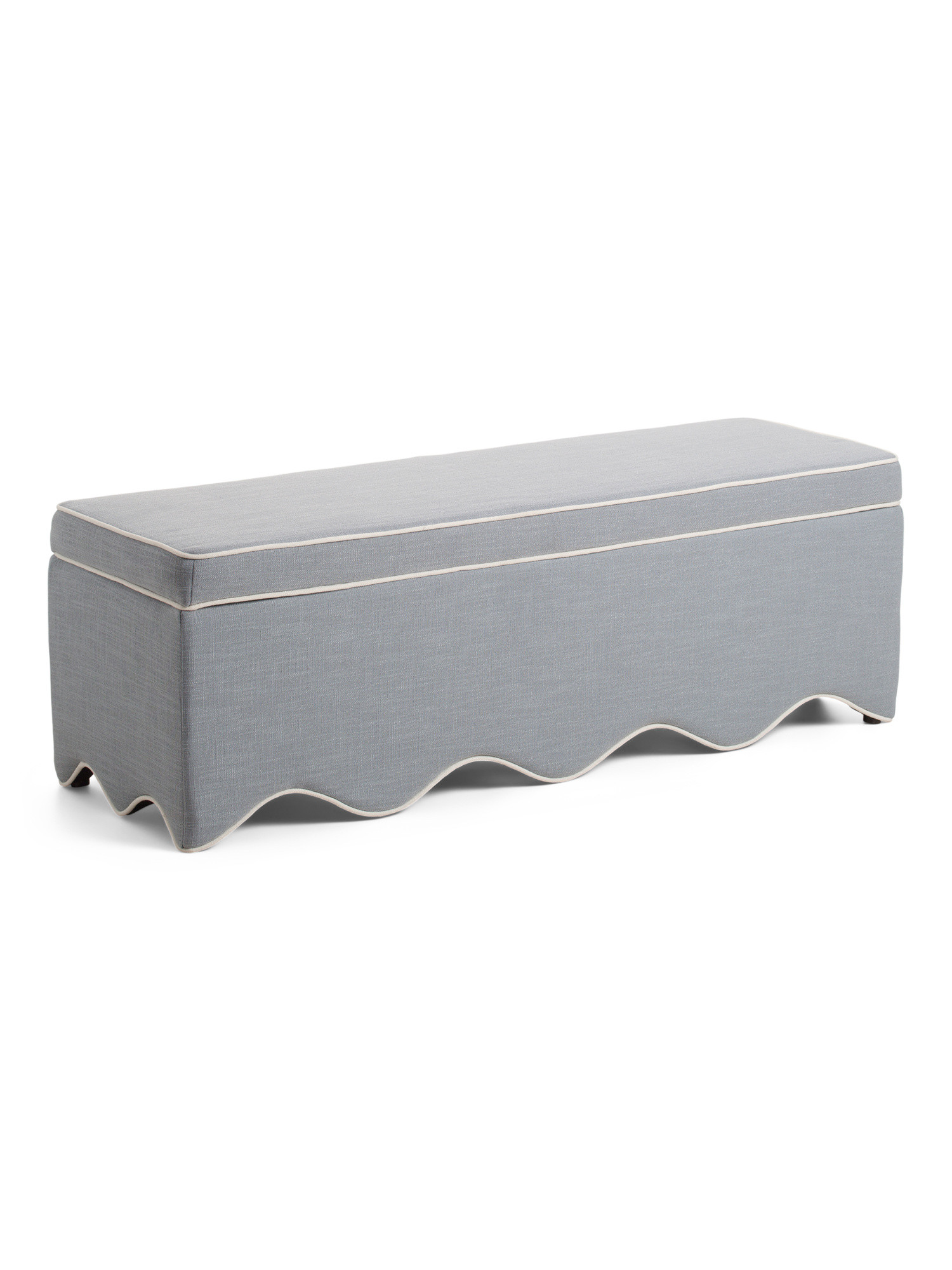 54.5in Scalloped Storage Bench | Chairs & Seating | Marshalls | Marshalls