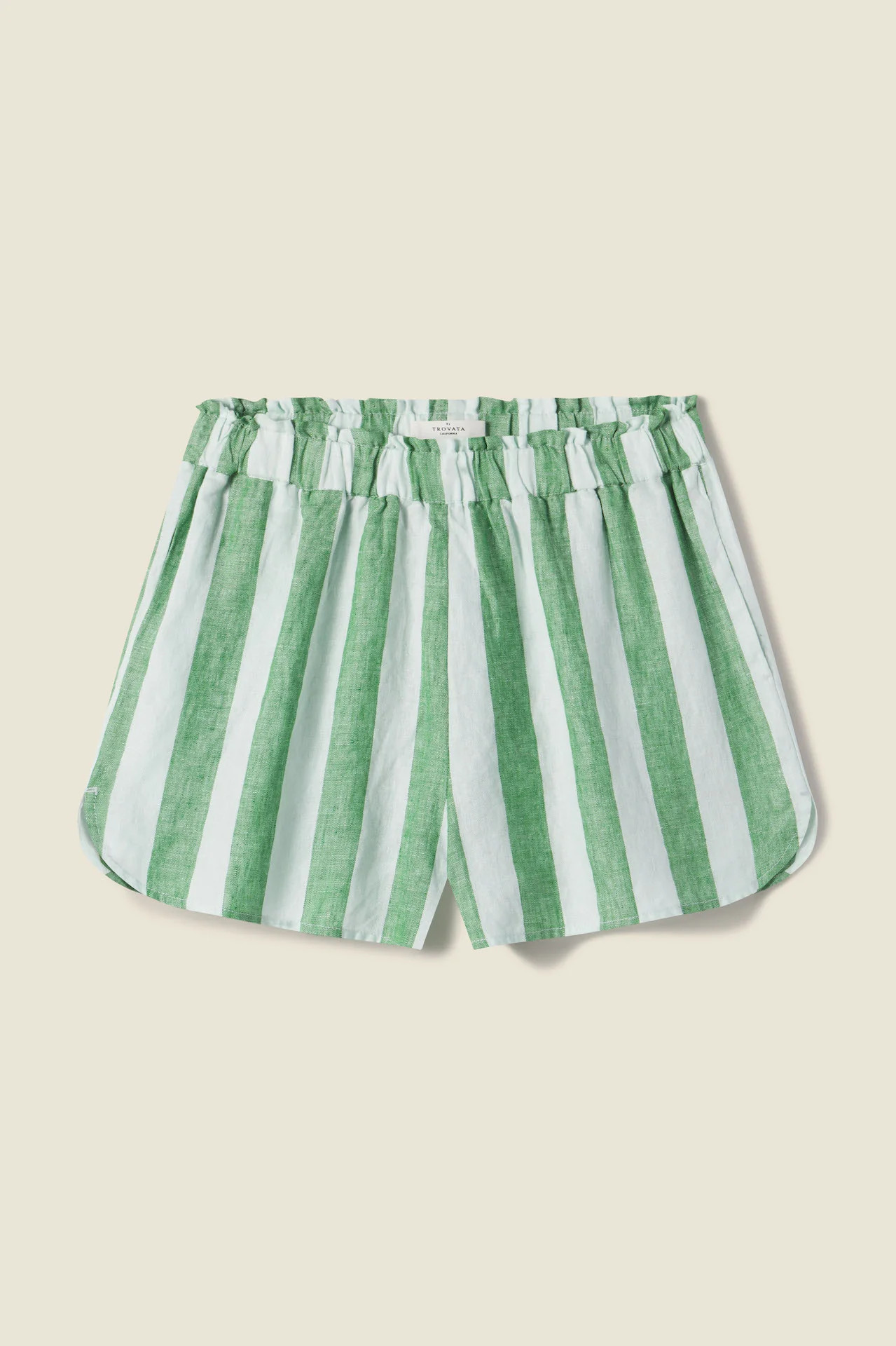 Lucy Short Aloe Stripe | TROVATA