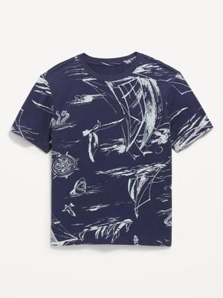Softest Printed Crew-Neck T-Shirt for Boys | Old Navy (US)