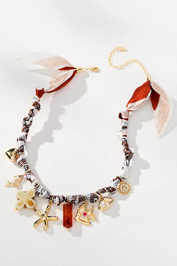 Charmed Scarf Necklace | Anthropologie (US)