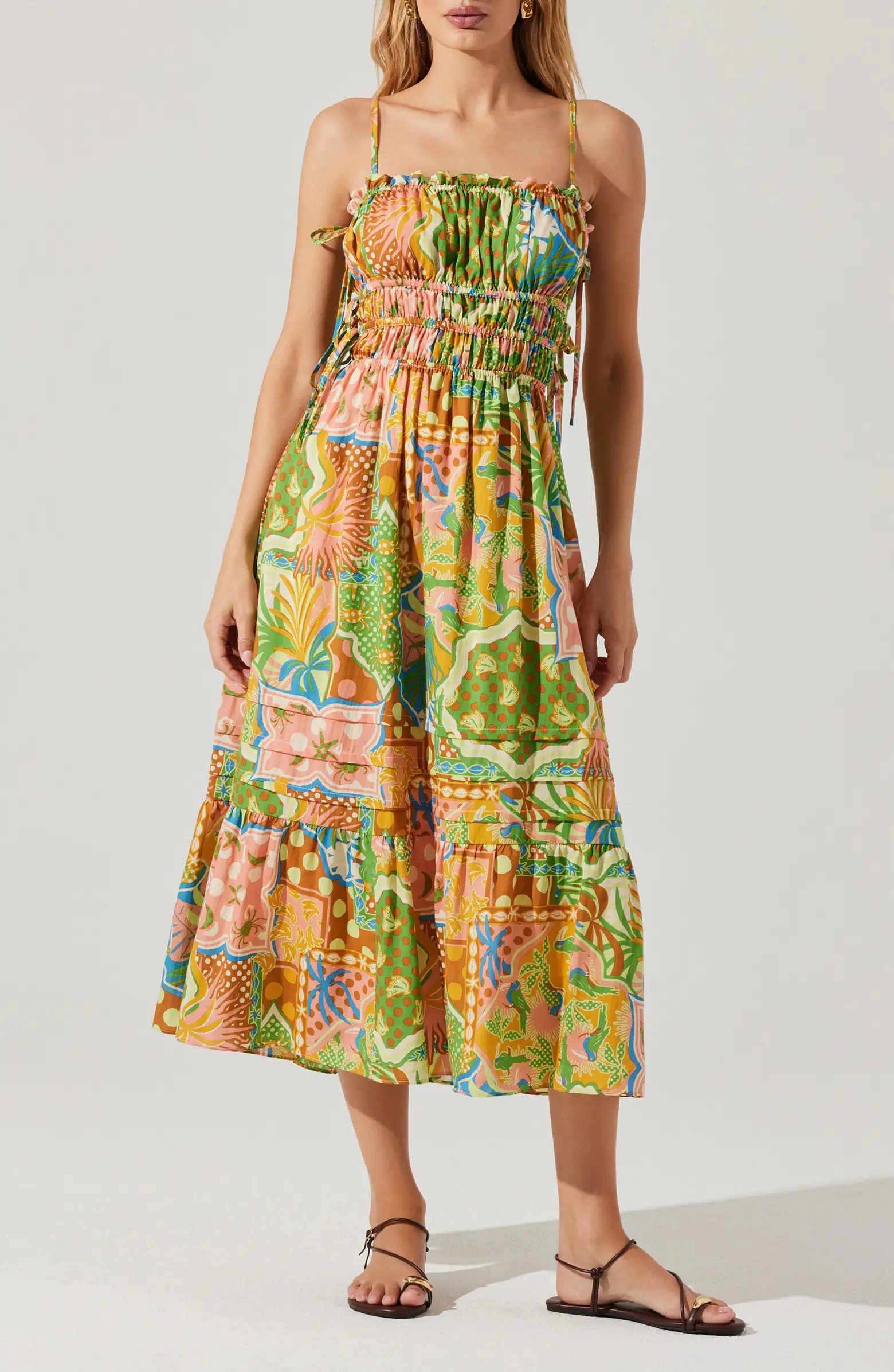 Elisabeth Mix Print A-Line Dress | Nordstrom