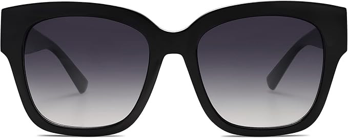 SOJOS Trendy Polarized Square Sunglasses Womens,Retro Oversized Women Thick Sun Glasses SJ2217 | Amazon (US)