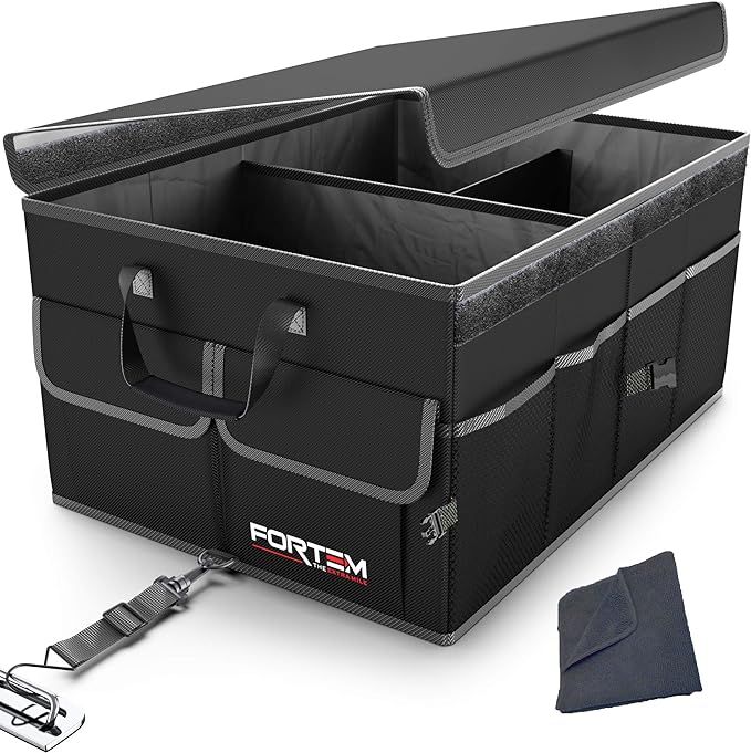 FORTEM Car Trunk Organizer, Car Storage Organizer, Collapsible Multi Compartment Car Organizer, S... | Amazon (US)