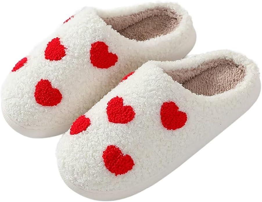 Strawberry Cotton Slippers Cherry Slippers Love Heart Slippers Cowboy Boot Slippers Fox Cat Slipp... | Amazon (US)