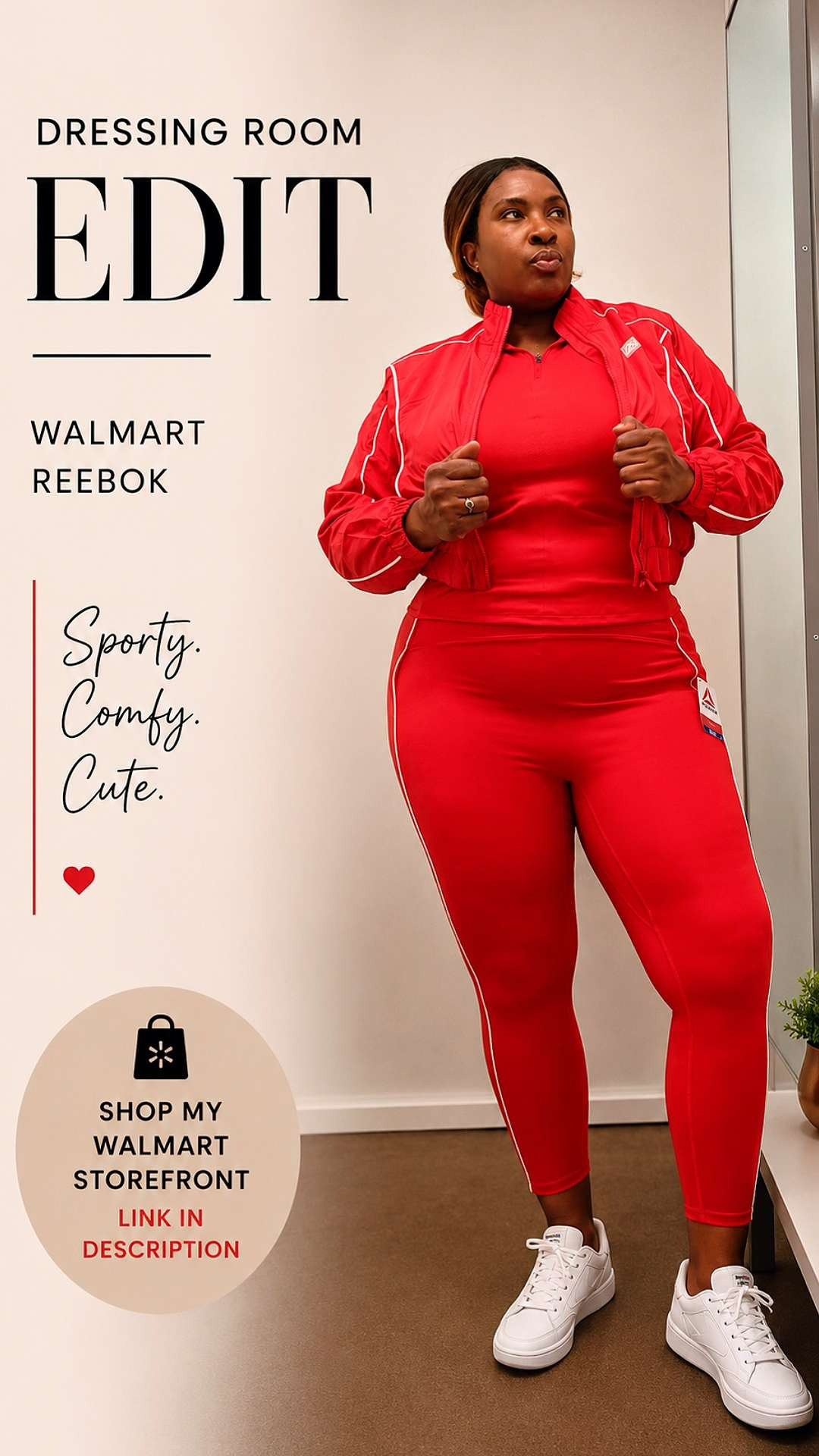 Sporty. Comfy. Cute. 🔥

Y’all already know I love a good elevated athleisure moment, and this Walmart x Reebok set did NOT disappoint From the fit to the color… baby, she understood the assignment.

This look is giving errands, brunch, airport fit, and “catch me outside looking expensive” all at once 

Fashion should make you feel confident at every age ✨

Shop this look + more in my LTK & Walmart Storefront
Link in bio / description

📧Brand Inquiries & Collaborations: info@BossdomChronicles.com

#LTKStyle #LTKCurves #WalmartFashion #WalmartCreator #ReebokStyle #Over40Style #Over50Style #CurvyFashion #AthleisureStyle #FashionOver40 #BossdomChronicles #ConfidenceHasNoAge #EverydayStyle #SportyChic #StyleAtAnyAge 

 #LTKgrwm #LTKOver40 #LTKPlusSize