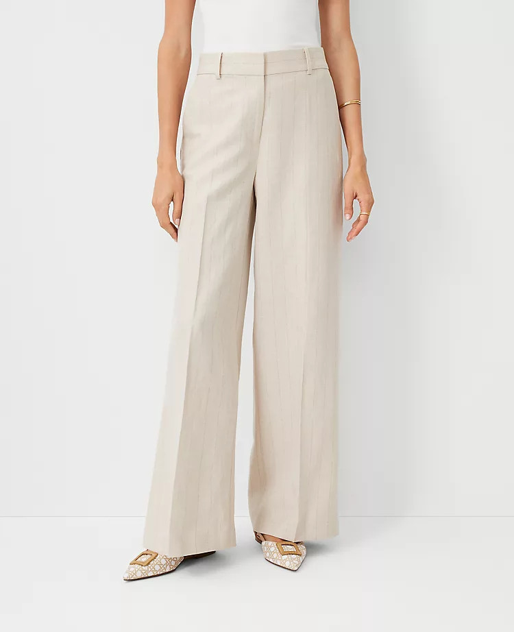 The Wide Leg Pant in Pinstripe | Ann Taylor (US)
