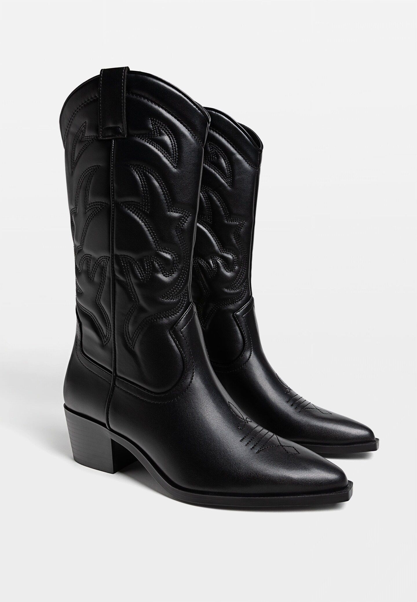 Heeled cowboy boots | Stradivarius (UK)