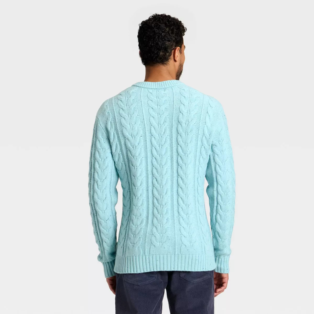 Men's Cable Crewneck Sweater - Goodfellow & Co™ | Target