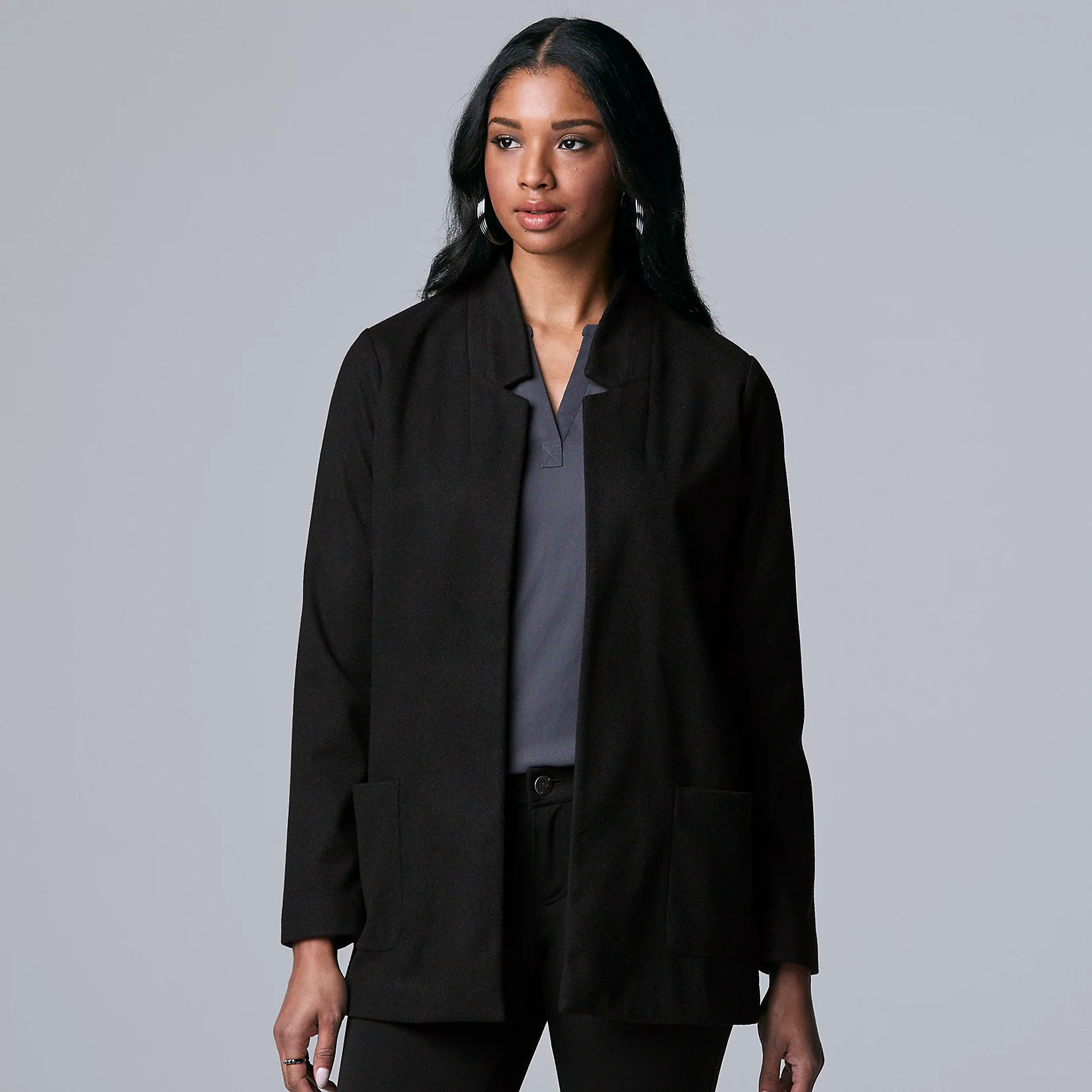 Women's Simply Vera Vera Wang Slouchy Blazer | Kohl's