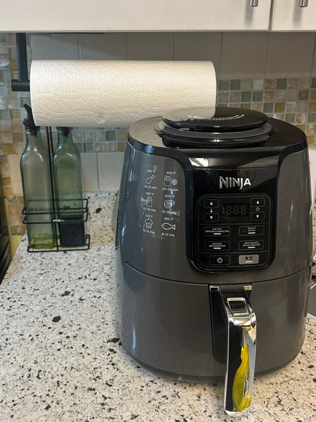 Dusted off my air fryer and remembered why I feel in love with this appliance! Also love the under cupboard paper towel holder for limited counter space. 

#kitchenfinds #amazonfinds

#LTKhome #LTKSpringSale #LTKfindsunder50