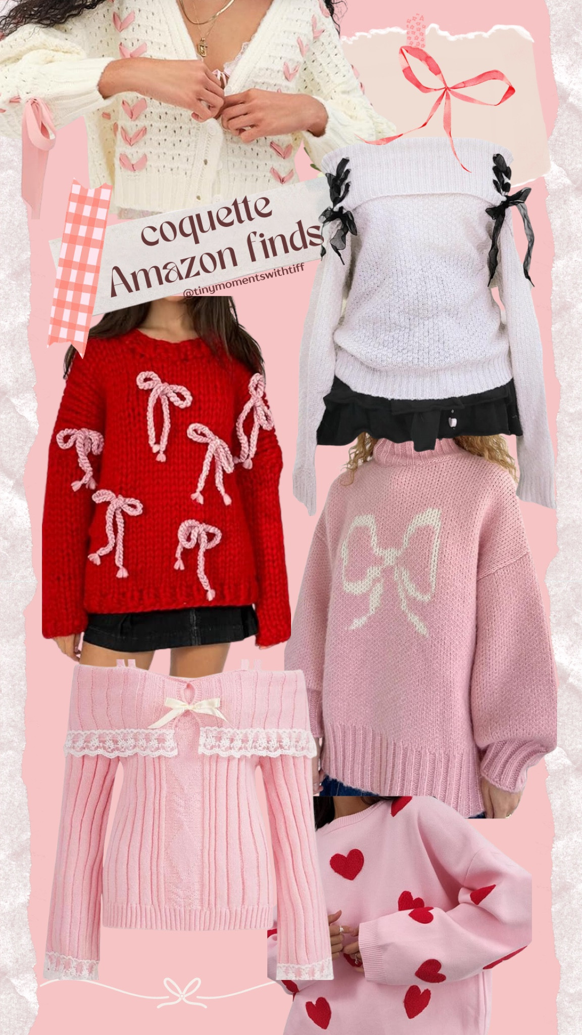 Coquette bow sweaters. 🎀🩰🦢




coquette bow sweater coquette winter outfit coquette valentine's day outfit coquette aesthetic coquette amazon clothes valentines day 2024 valentines day outfit inspo coquette valentines day aesthetic coquette sweaters cable knit coquette sweater red goth coquette dark coquette coquette black and white coquette red winter sweaters crochet feminine bow trend bow sweaters bow coquette coquette bows romantic balletcore pink aesthetic
Amazon finds

#LTKGiftGuide #LTKSeasonal #LTKstyletip