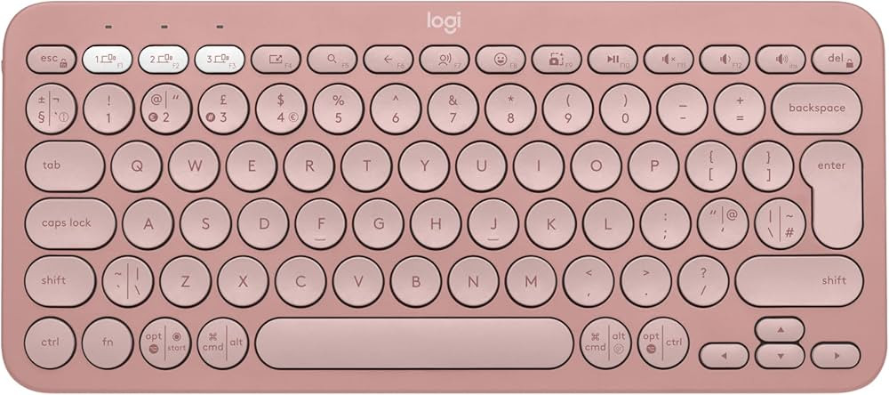 Logitech Pebble Keys 2 K380s, Multi-Device Bluetooth Wireless Keyboard with Customisable Shortcut... | Amazon (UK)