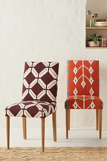 Rug-Upholstered Zadie Dining Chair | Anthropologie (US)