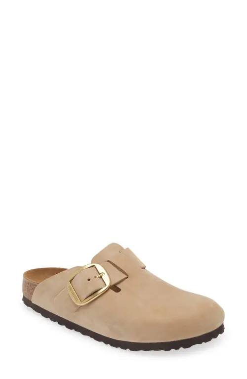 Birkenstock Boston Big Buckle Clog in Sandcastle at Nordstrom, Size 7-7.5Us | Nordstrom