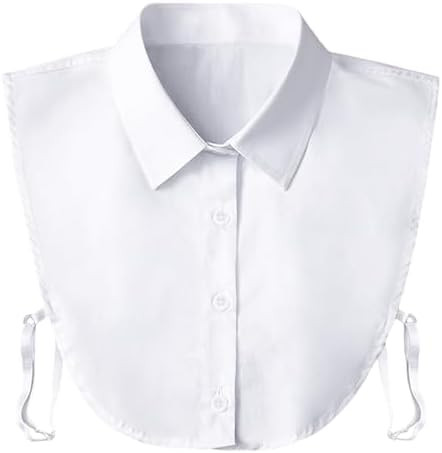 Kalkehay Detachable Dickey Collar Blouse for Women, Fake Half Shirts Faux False Collar for Girls ... | Amazon (US)