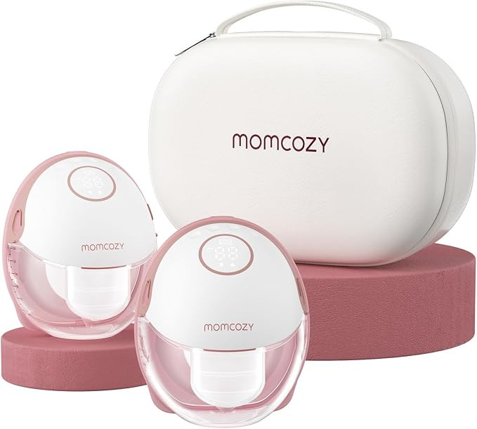 Momcozy Breast Pump Hands Free Mobile Style | M6, Wearable Breastfeeding Pump Ideal Rhythm for Mo... | Amazon (US)
