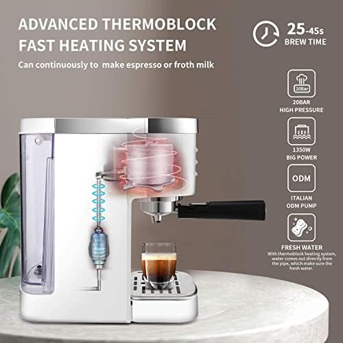 Gevi Espresso Machines 20 Bar Fast Heating Automatic Cappuccino Coffee Maker with Foaming Milk Fr... | Amazon (US)