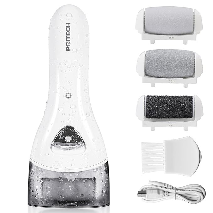 Electric Foot Callus Remover, Rechargeable Portable Electronic Foot File Pedicure Tools, Electric... | Amazon (US)