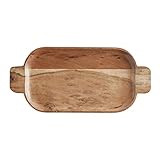 47th & Main Paulownia Wood Round Decorative Tray, 12.20" Diameter, Natural | Amazon (US)