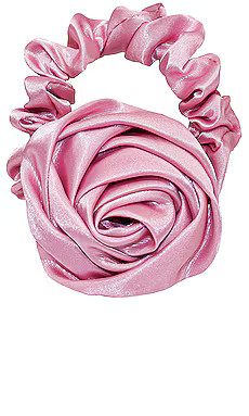 Emi Jay Rosette Scrunchie in Candy Pink from Revolve.com | Revolve Clothing (Global)