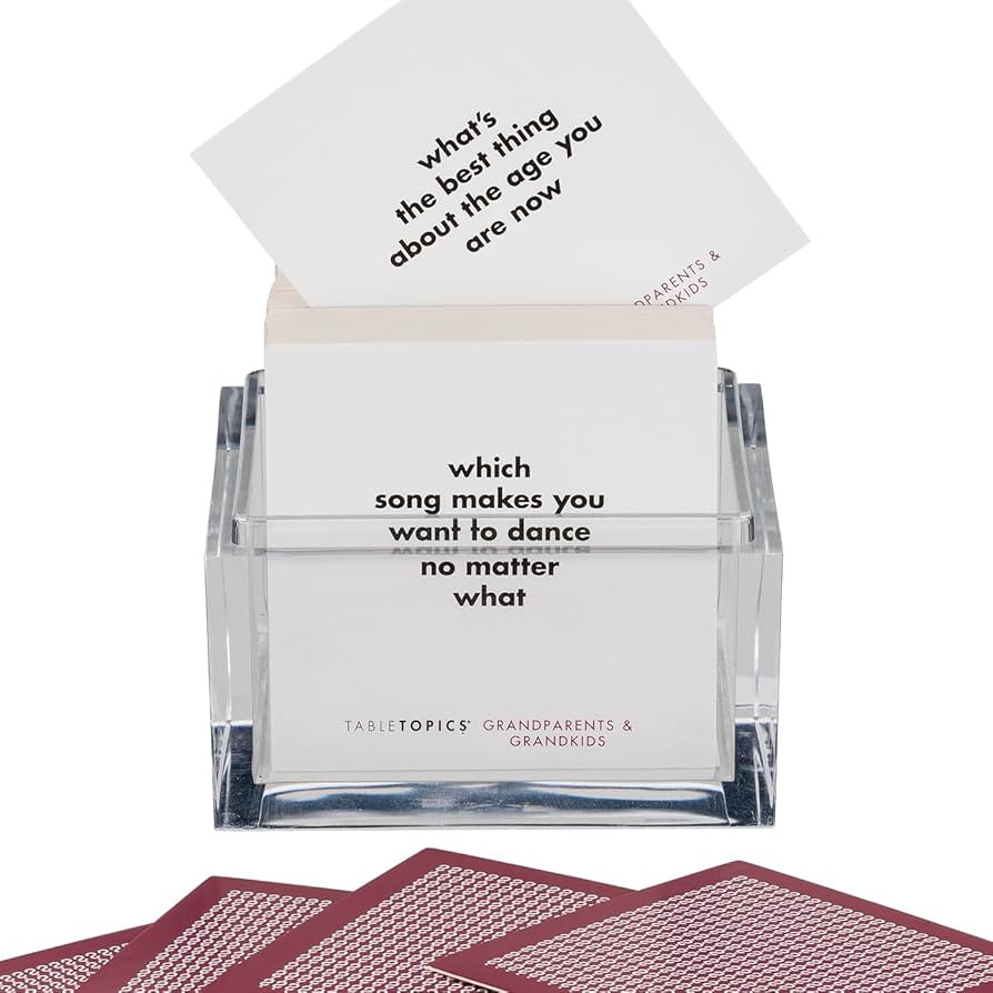 TableTopics Grandparents & Grandkids - 135 Fun Conversation Cards to Connect with Your Family, Cr... | Amazon (US)