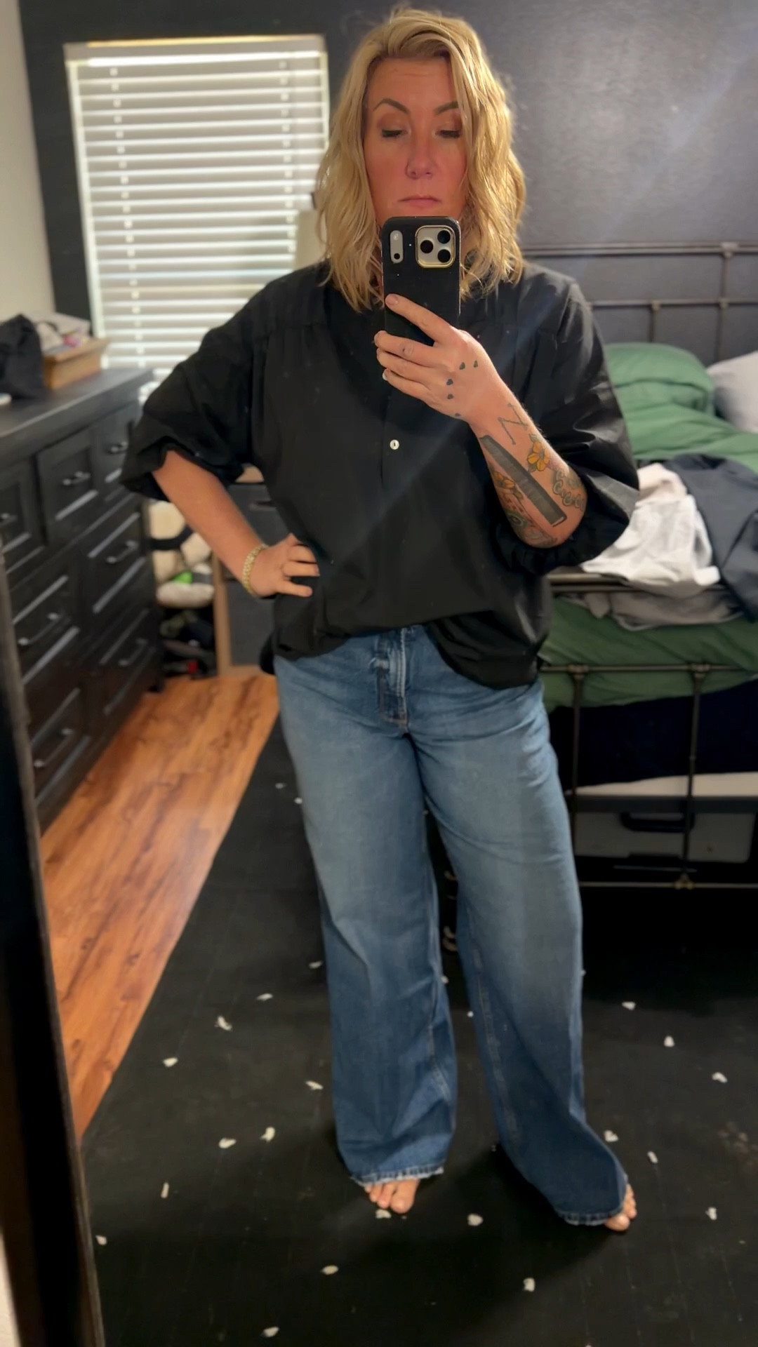 When you are wearing jeans smaller then you ever remember wearing, you have to share with the world! Also, they come in LONG and they are so dang cute! 

#LTKTall #LTKgrwm #LTKMidsize