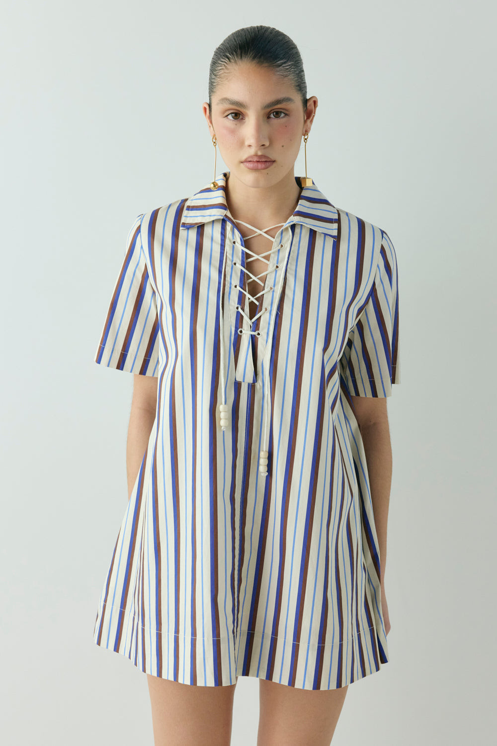 Zippora Mini Dress Stripe | VRG Grl