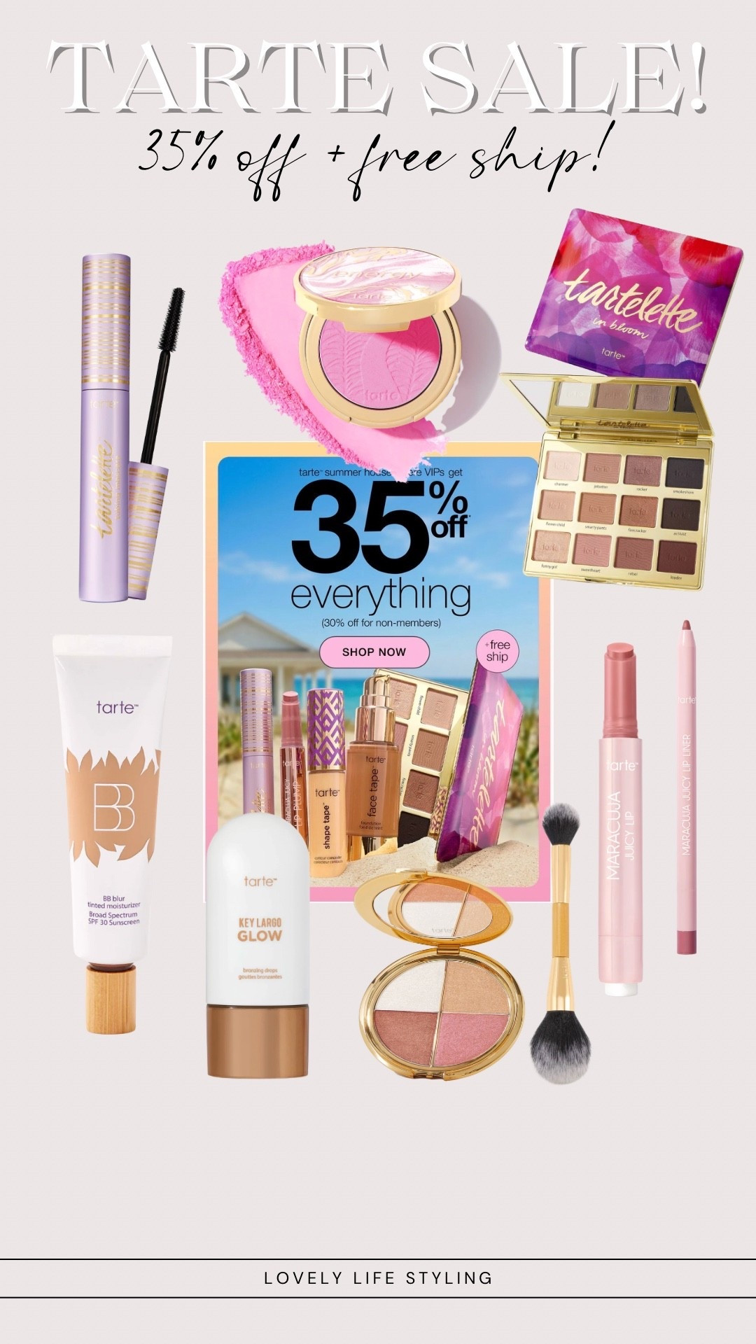 TARTE SALE!! 🎉 35% off + FREE SHIP!!
I’m stocking up on some of my everyday makeup favorites! 

#LTKSpringSale #LTKSaleAlert #LTKBeauty