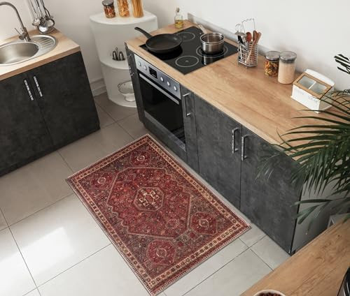 Keen Home Design 2x3 Rug - Machine Washable Entry Rug with Non-Slip Backing, Ideal for Enteryway,... | Amazon (US)