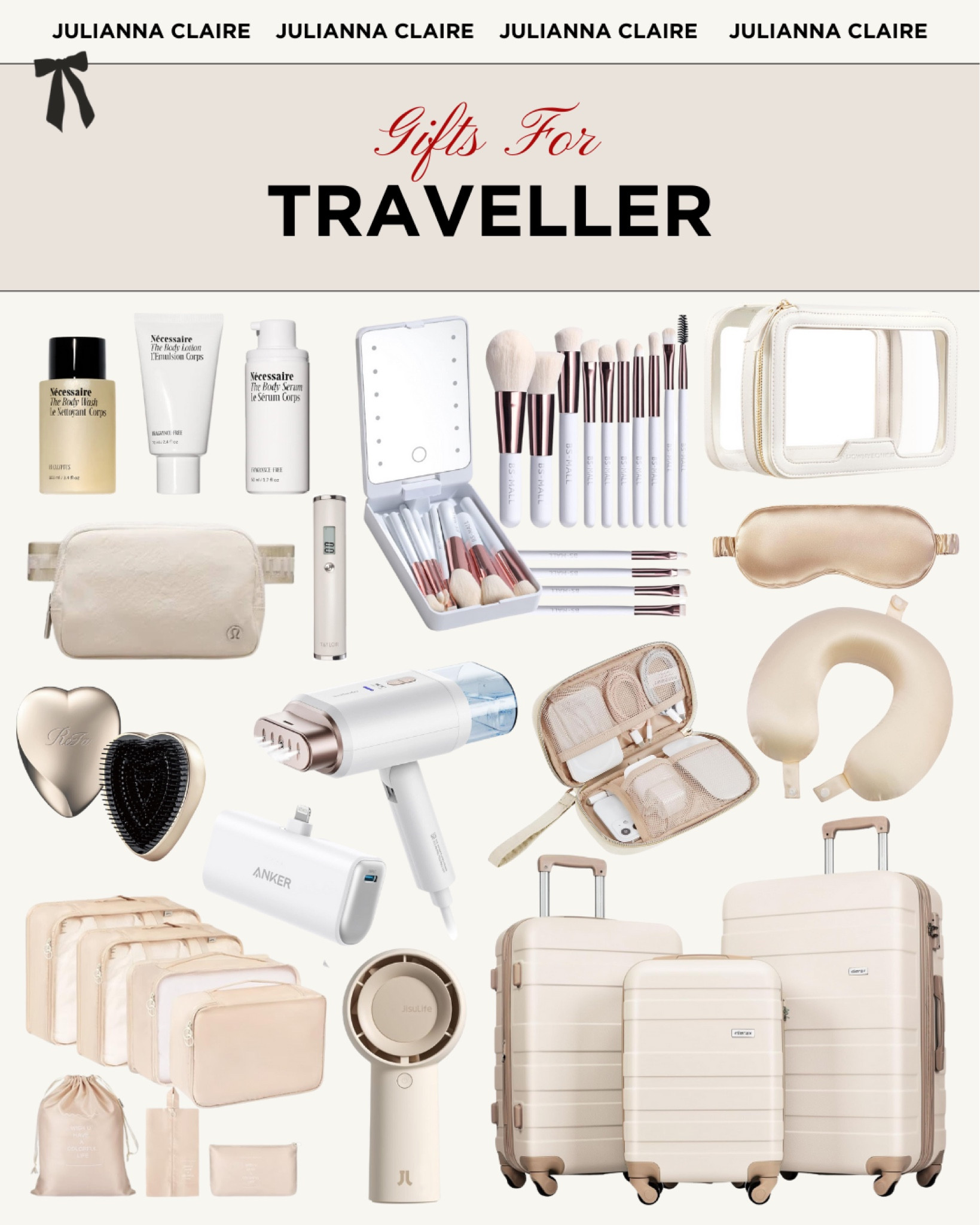 Gift guide for the traveler ✈️

Gift ideas for the traveler // Travel Christmas gift ideas // Travel gift guide 

#LTKTravel #LTKHoliday #LTKGiftGuide
