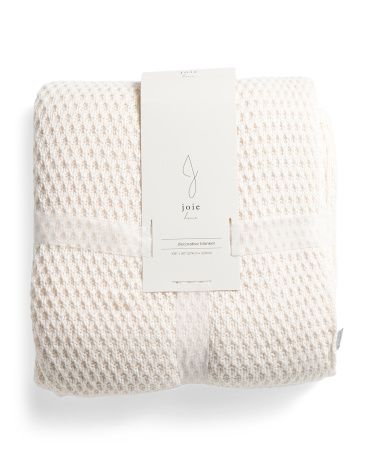 Luna Chunky Knit Decorative Blanket | Marshalls