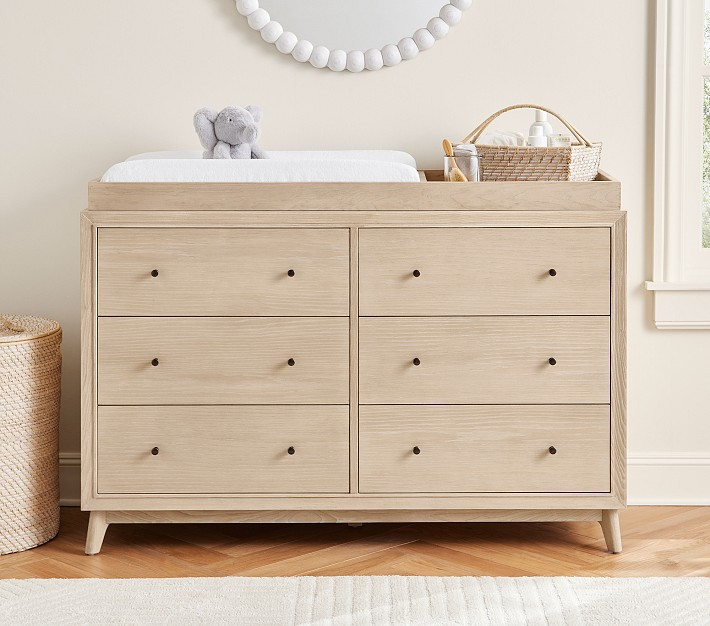 Sloan Extra-Wide Dresser &amp; Topper Set (55") | Pottery Barn Kids
